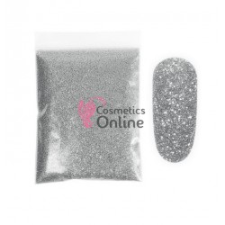 Decor pentru unghii NADP020FF 10g sclipici glitter Silver Diamond